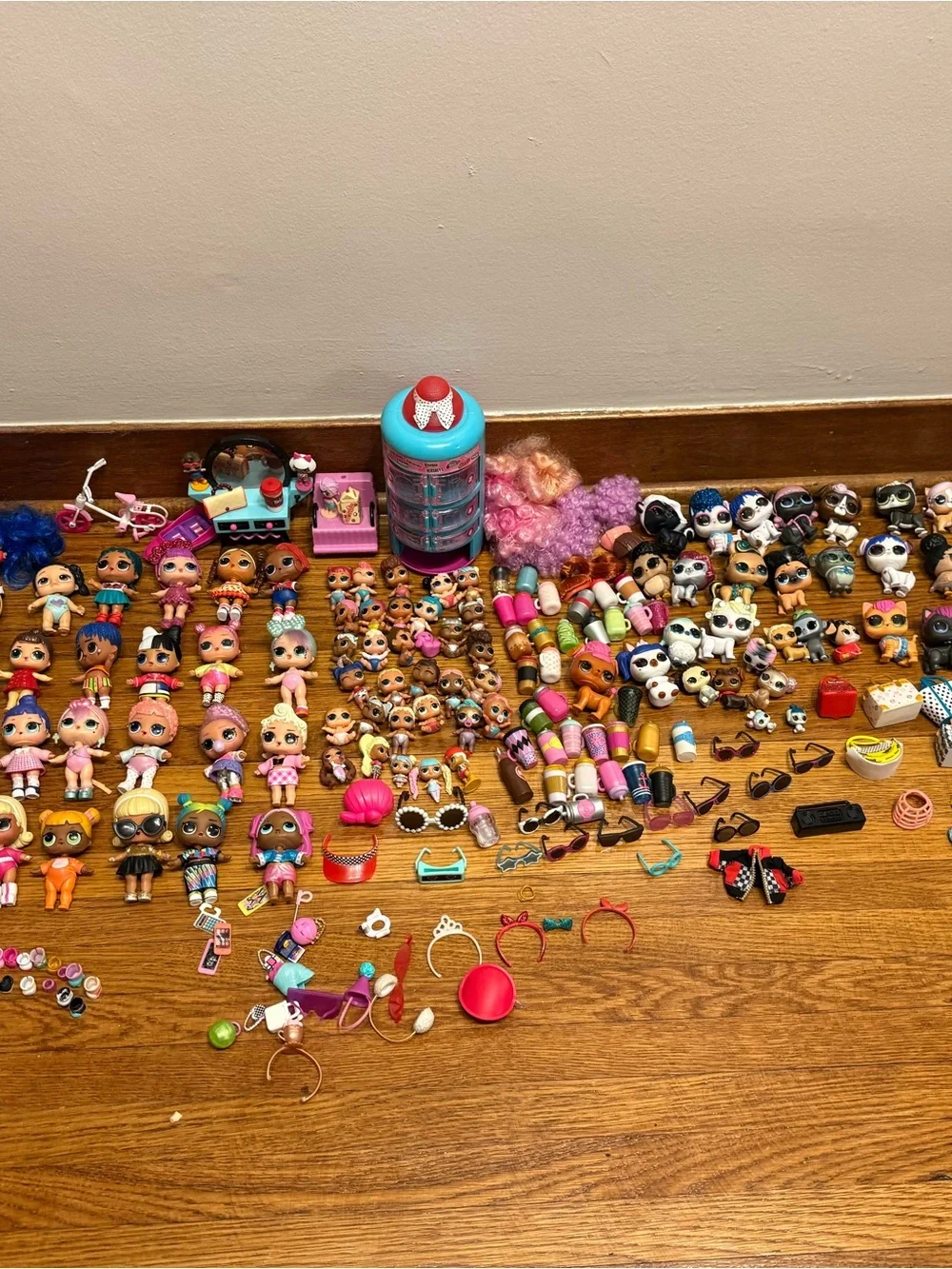 L.O.L. Surprise! Assorted Doll & Accessory Mega Lot - Pink, Blue, Purple
